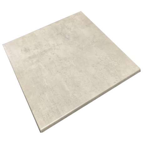 800mm Square Heatproof Table Top - CEMENT